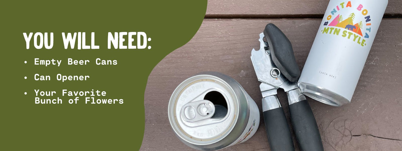 DIY Beer Can Flower Vase - LD.com