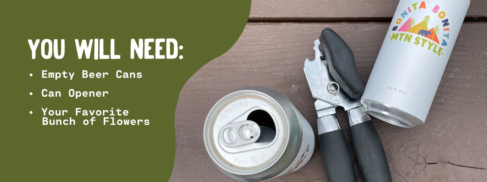 DIY Beer Can Flower Vase - LD.com