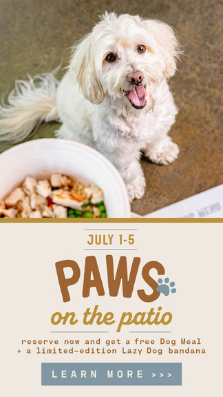 Paws on the Patio from July 1-5, 2026