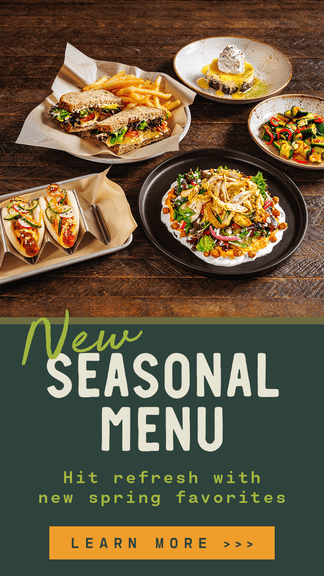 New spring menu. Learn more.