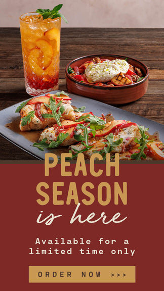 Peach season is here for a limited time only