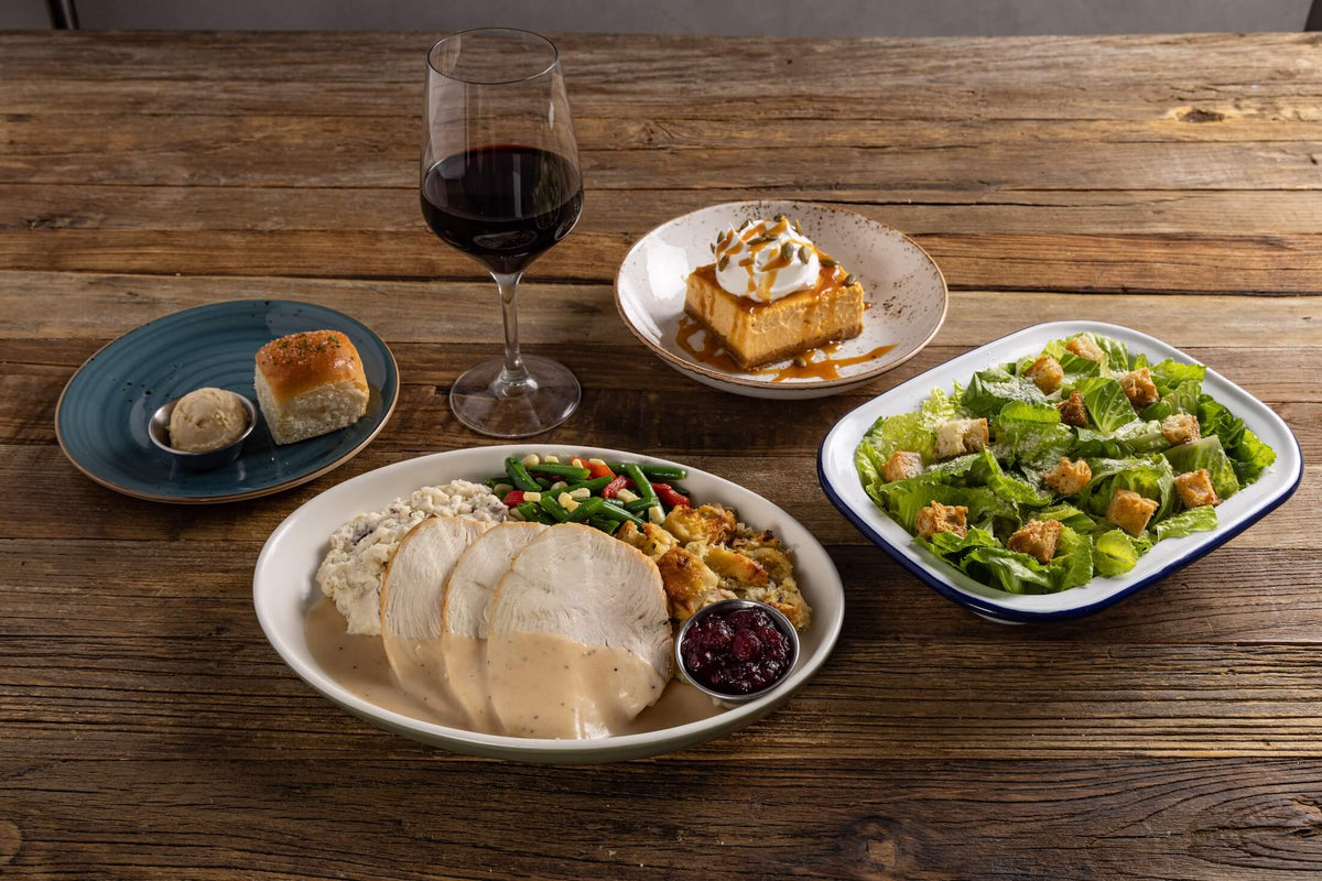 Food Course Menu $39 3-Course Thanksgiving Dinner 2026 | Lazy Dog Restaurants
