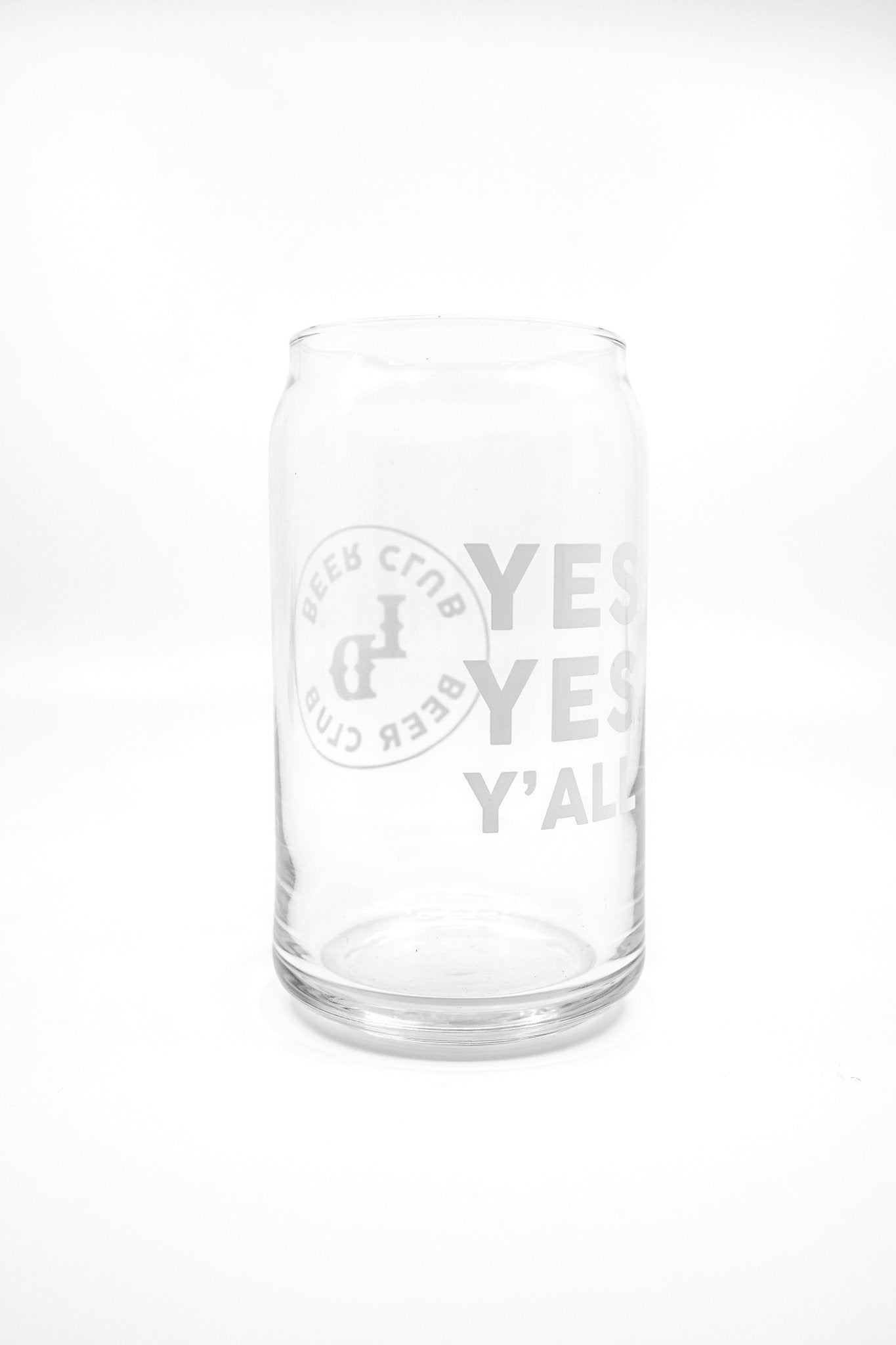Lazy Dog Beer Club Can Glass