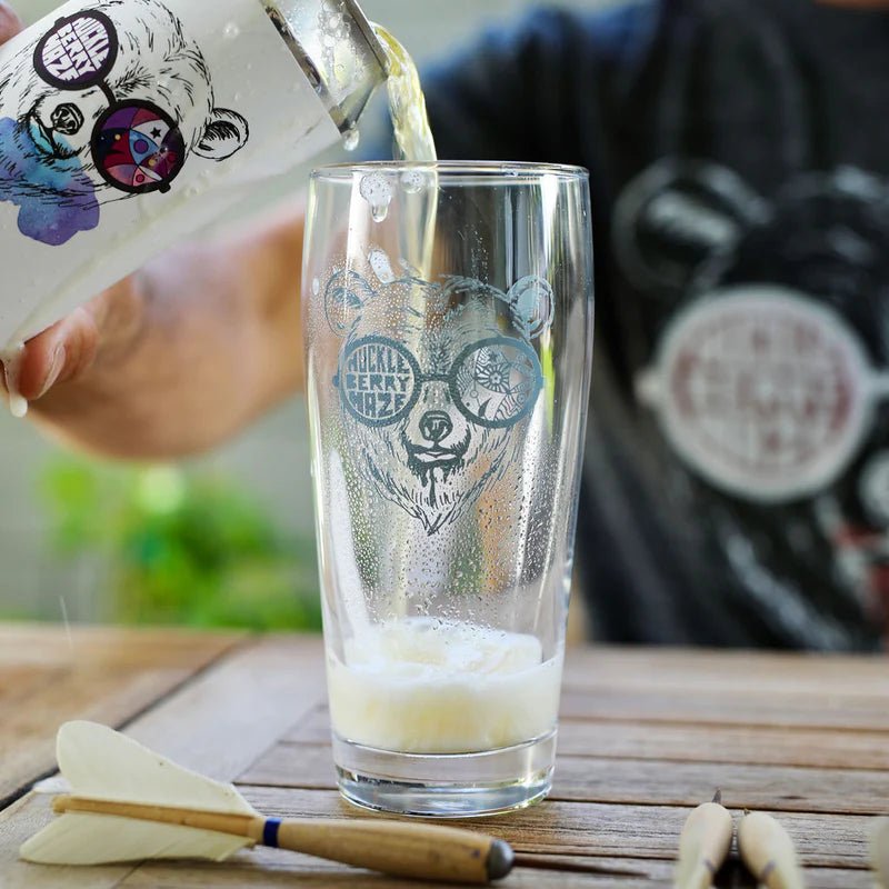 Huckleberry Haze IPA Pint Glass